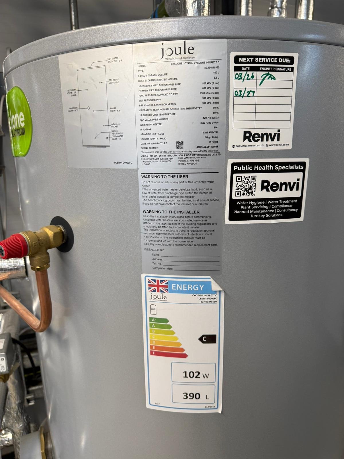 Water compliance and legionella